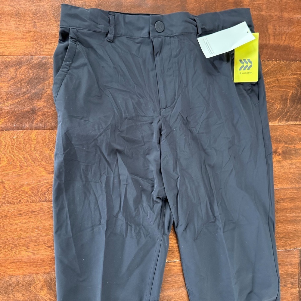 All In Motion Boys Black Golf‎ Pants Moisture Wicking Quick Dry Size 14 NWT
